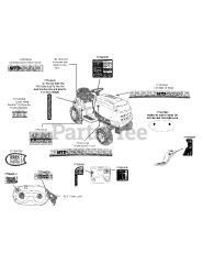 MTD 13AJ771S004 - MTD Gold Lawn Tractor (2010)