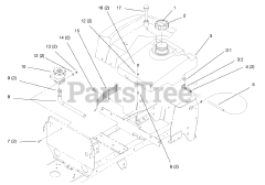 Toro 72046 (265-H) - Toro Lawn & Garden Tractor (SN: 089000001 - 089000399) (1998)