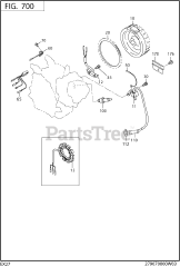 Subaru Robin EX270DS5041 (EX27) - Subaru Robin Engine 700 Electric Device