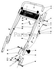 Toro 20775 - Toro Walk-Behind Mower (SN: 009000001 - 009999999) (1979)