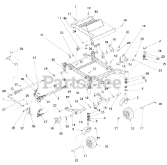 Gravely 890100 - Gravely 60" Deck for Rapid XZ Side Discharge Mower (SN: 000101 & Above)
