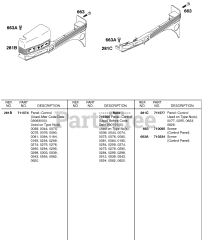 Briggs & Stratton 185437-0276-E1 - Briggs & Stratton Horizontal Engine Control Panels #2