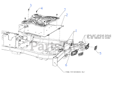 Cub Cadet ZT1-50 KW FAB (17RIEACZ010) - Cub Cadet Ultima 50" Zero-Turn Mower, Fab Deck, Kawasaki (2019) Floor Board