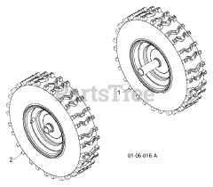 Husqvarna ST 261 E (961910030-02) - Husqvarna 24" Snow Blower (2011-05) WHEELS &amp; TIRES