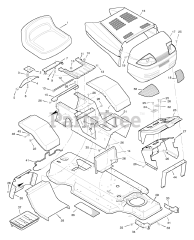 Briggs & Stratton 42910x192C - Briggs & Stratton 42" Lawn Tractor (1996)