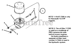 Snapper 7077288 - Snapper Kit Oil Filter Oil Filters