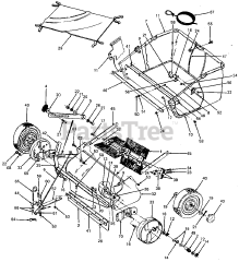 Cub Cadet 482 (190-482-100) - Cub Cadet 32" Lawn Sweeper 32" Lawn Sweeper