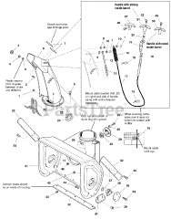 Simplicity 1170 E (1694441) - Simplicity 28" Snow Thrower, 11hp