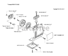 Husqvarna 325 EX - Husqvarna Handheld Edger, E-TECH 2 (2001-01) Starter