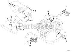 Gravely 992309 (PM 260Z) - Gravely Pro-Master 60" Zero-Turn Mower, 31hp Daihatsu (SN: 001000 - 001499)