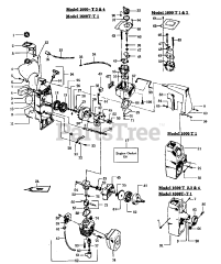 Weed Eater 1600 - Weed Eater String Trimmer POWER UNIT