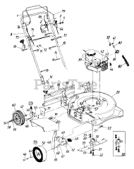 MTD 120-260R000 - MTD Walk-Behind Mower (1990) Parts
