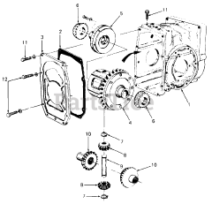 Cub Cadet 1541 (141-651-100) - Cub Cadet Garden Tractor (SN: 800000 - 816508) Transmission - Differential