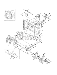 Cub Cadet 2X 526 SWE (31AM56TS710) - Cub Cadet 2X 26" SWE Snow Thrower (2015) Auger &amp; Housing
