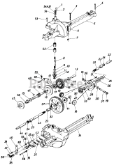 MTD 130-455-000 - MTD Lawn Tractor (1990) Single Speed Transaxle Left Hand