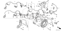 Honda GX690 TXF3 (GCBDK) - Honda Engine, Made in Japan (SN: GCBDK-1000001 - GCBDK-9999999) IGNITION COIL