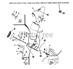 Simplicity 990421 - Simplicity 42" Rotary Snow Blower Attachment