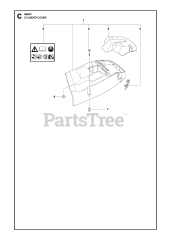 Husqvarna 365 - Husqvarna Chainsaw CYLINDER COVER
