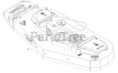 Exmark VT691KA524 - Exmark 52" Vantage Stand-On Mower, Kawasaki FS691V (SN: 312000000 - 312999999) (2012) Complete Deck Assembly