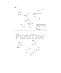 Briggs & Stratton 359447-0002-E1 - Briggs & Stratton Horizontal Engine Mixer, Intake Manifold