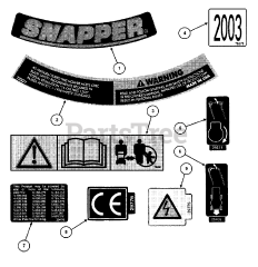 Snapper CLP 21601RV (84298) - Snapper 21" Walk-Behind Mower, 6hp