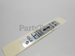 Echo 89015800760 Decal, Choke - image 2