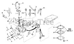 Tecumseh CA-630895 - Tecumseh Carburetor