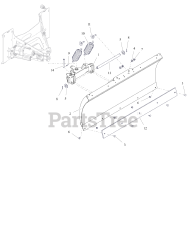 Ariens 851003 - Ariens 48" Snow Blade for Mammoth 850 (SN: 000101 & Above)