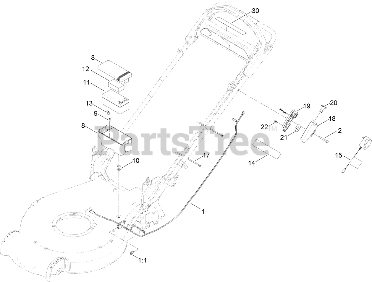 Toro 20384 Toro Super Recycler WalkBehind Mower (SN 400000000