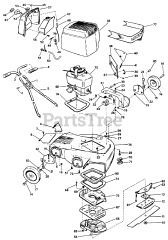 Lawn-Boy 7210 - Lawn-Boy Walk-Behind Mower (SN: 000000001 - 099999999) (1960) Model 5250 Quietflite Mower