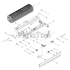 Troy-Bilt 190-007 - Troy-Bilt Soil Grade Roller (2004) Soil Grade Roller Assembly