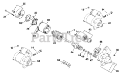 Kohler CH18-62514 - Kohler Command PRO Twin Engine, Made for Lincoln Electric, 18hp, 13.4kW Starting System (Cont.) 7-24-200 (Tp-2439-C)