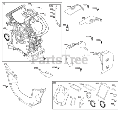 Briggs & Stratton 61E377-0155-J1 - Briggs & Stratton Horizontal Engine