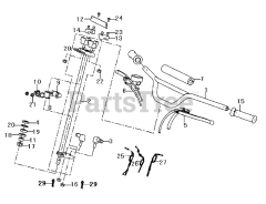 Murray S-1543 - Murray 50cc ATV (2002) Steering