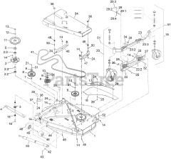 Exmark LZS86TDYM12RW0 - Exmark 144" Lazer Z Diesel Zero-Turn Mower, Yanmar 3TNV86CT (SN: 411294212 - 413950473) (Rev A) (2022)