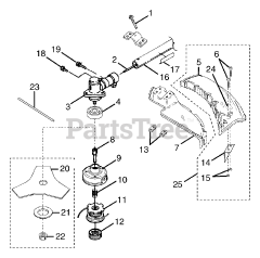 Ryobi RY 70107 - Ryobi String Trimmer Brush Cutter Head Assembly