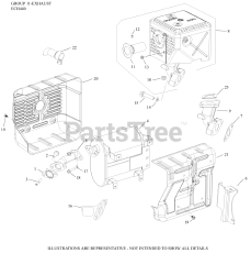 Kohler ECH440-3000 - Kohler Command PRO EFI Engine, Basic Version, 14hp, 10.5kW 11 Exhaust