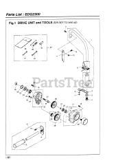 RedMax EDG 2300 - RedMax Engine Drill (SN: 901112 & Above) (2000-03)