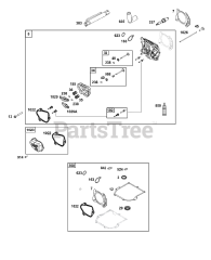 Briggs & Stratton 93J02-0112-H5 - Briggs & Stratton Vertical Engine Cylinder Head Group