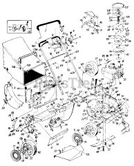 Yard-Man 129-836B401 - Yard-Man Walk-Behind Mower (1989)