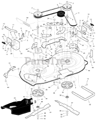 Murray 42541B - Murray 42" Lawn Tractor (1998) Mower Housing