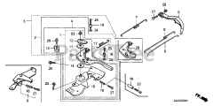 Honda GX160 U1 QXE8 (GCACK) - Honda Engine, Made in Japan (SN: GCACK-1000001 - GCACK-9999999) CONTROL