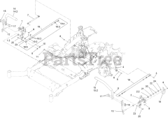 Exmark LZS749AKC724A1 - Exmark 72" Lazer Z S-Series Zero-Turn Mower, Kohler ECV749 (SN: 408644346 - 411294211) (Rev A) (2021) Motion Control Assembly