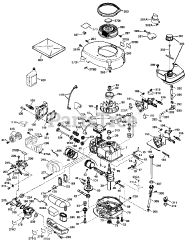 Craftsman 143.985512 - Craftsman Engine, Made by Tecumseh Engine Parts List #LEV_PG1