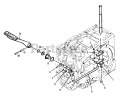 Simplicity 9518 (2097355) - Simplicity Compact Tractor, Diesel Differential - Lock Control Group (3486I56)