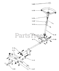 Toro 1-0385 (C-160) - Toro Lawn Tractor (1974) Front Axle And Steering