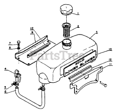 Echo PB-9 - Echo Backpack Blower Fuel Tank