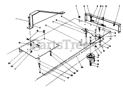 Toro 56150 (8-32) - Toro Professional Rear-Engine Riding Mower (SN: 007000001 - 007999999) (1987) Traction Assembly