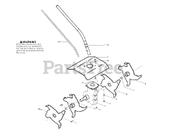 Poulan Pro U 2000 T (579243301) - Poulan Pro Cultivator Attachment (2011-09)