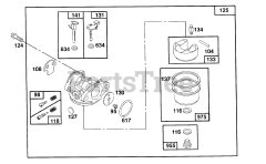 Briggs & Stratton 122702-3147-01 - Briggs & Stratton Vertical Engine Carburetor Assembly